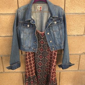 Crop Women’s Denim Jacket size medium